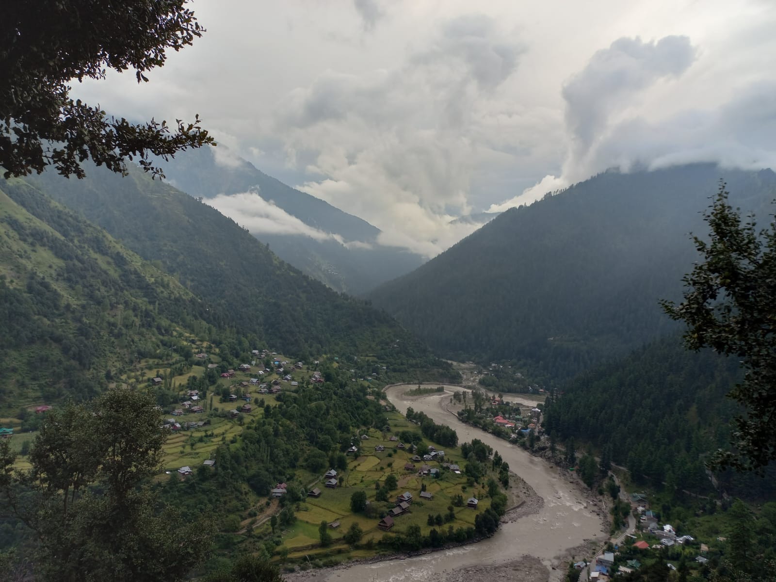 Loc View Point Keran Valley in Keran